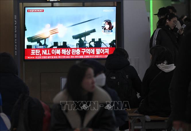 Hàn Quốc: Triều Tiên tiếp tục diễn tập bắn đạn thật ở bờ biển phía Tây 