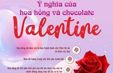 Ý nghĩa của hoa hồng và chocolate ngày Valentine