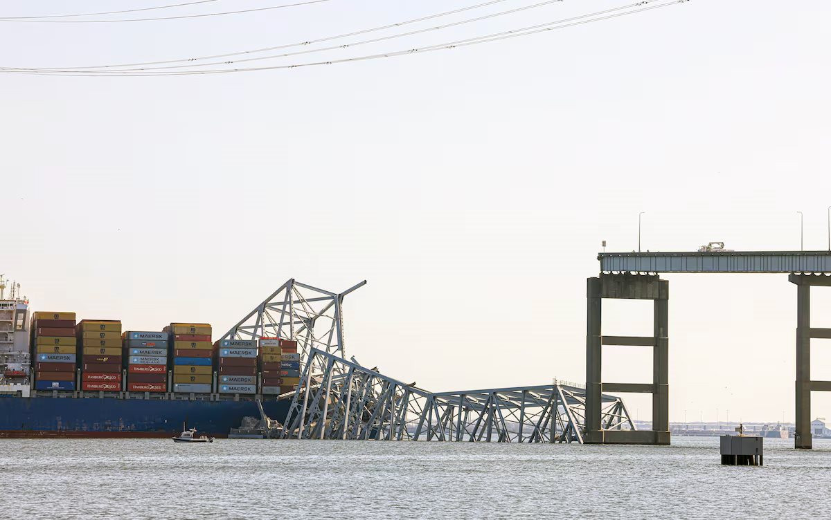 Mỹ bắt đầu tháo dỡ cầu sập tại Baltimore