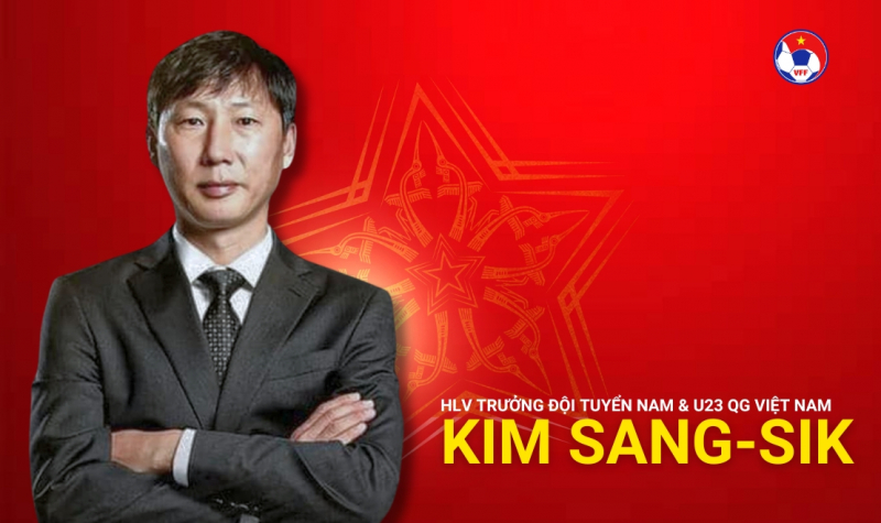 Ông Kim Sang-sik là HLV trưởng đội tuyển bóng đá Việt Nam 