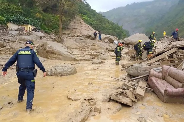 Colombia: Mưa lớn gây sạt lở đất khiến 14 người thiệt mạng