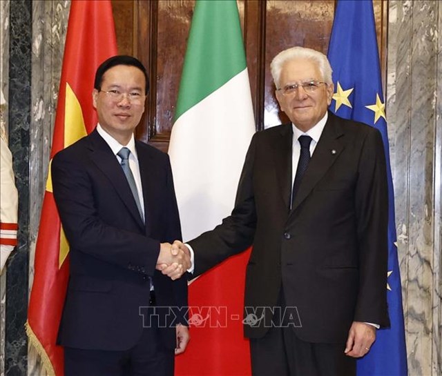 Việt Nam - Italy ra Tuyên bố chung 