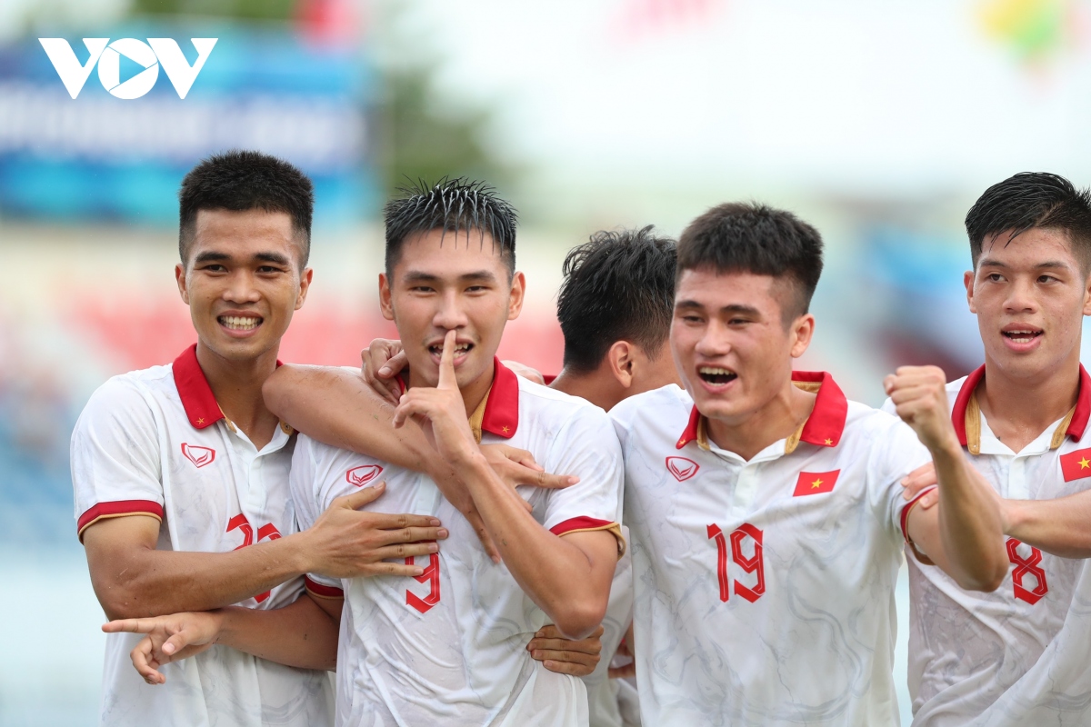Kết quả U23 Đông Nam Á 2023: U23 Việt Nam thắng đậm U23 Lào  