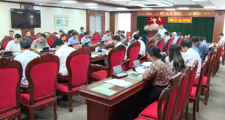 Giao ban công tác nội chính, cải cách tư pháp và phòng, chống tham nhũng, tiêu cực