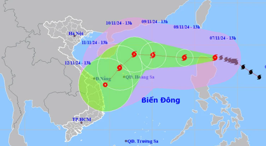 CÔNG ĐIỆN CHỈ ĐẠO ỨNG PHÓ BÃO YINXING (Bão số 7)  