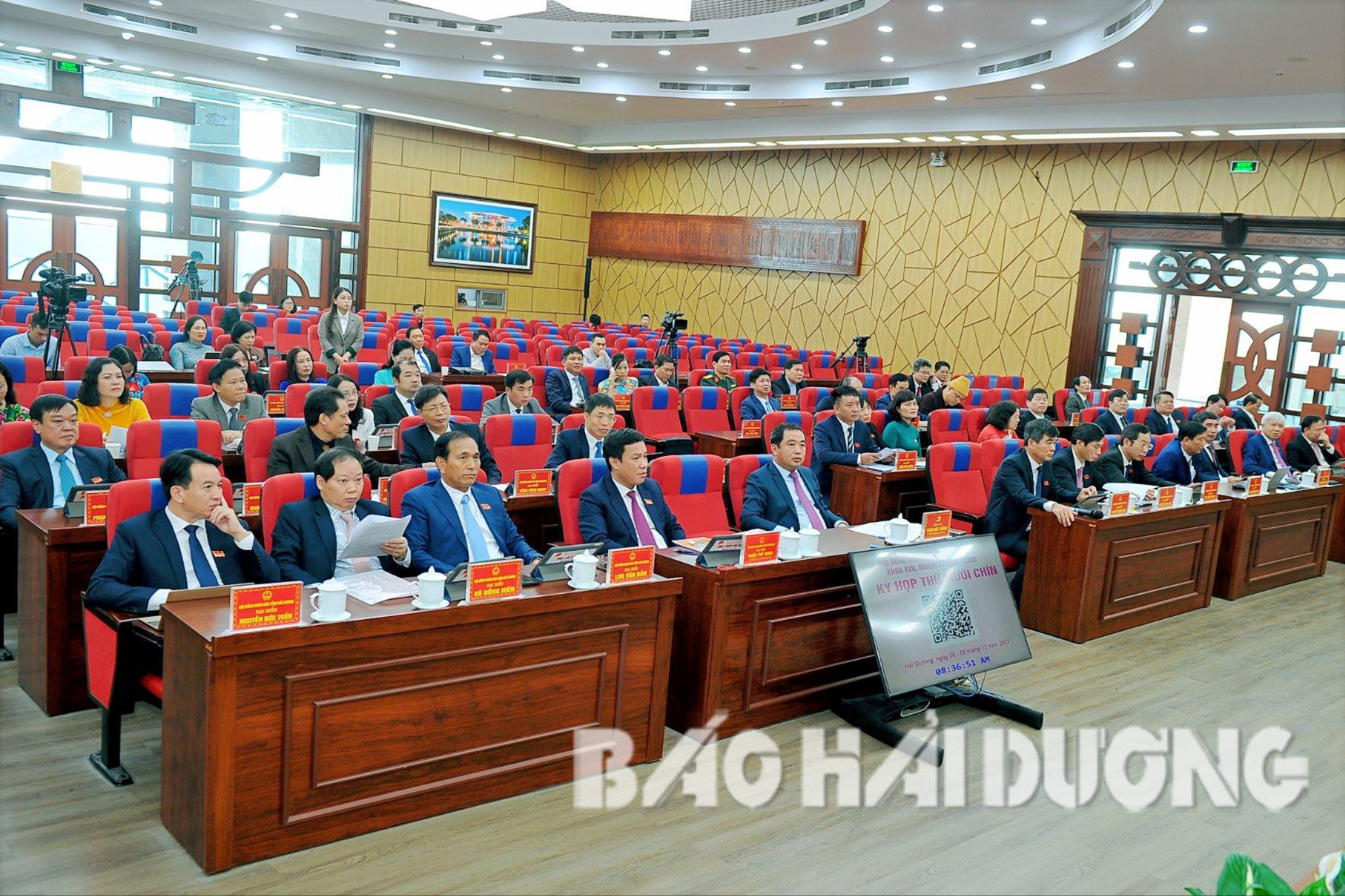 Kỳ họp thường lệ cuối năm 2023 HĐND tỉnh Hải Dương thông qua 41 Nghị quyết