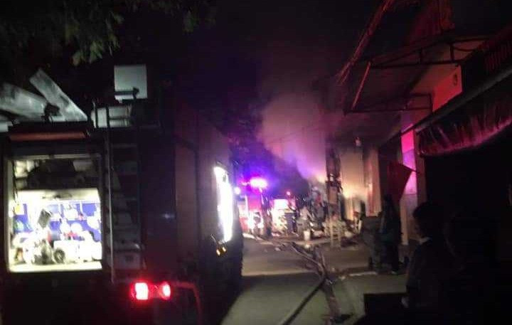 Cháy công ty in trong khu dân cư ở TP Hải Dương
