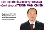 Khởi tố bị can, khám nhà ông Trịnh Văn Chiến vì sai phạm khi giữ chức Chủ tịch UBND tỉnh Thanh Hoá năm 2013 