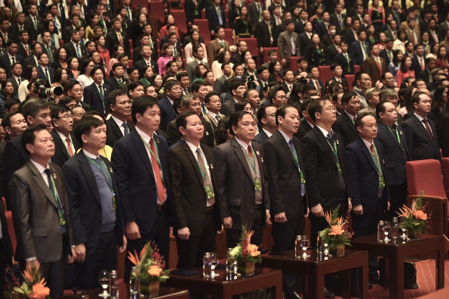 Khai mạc ngày làm việc thứ nhất Đại hội đại biểu toàn quốc Hội Nông dân Việt Nam lần thứ VIII 