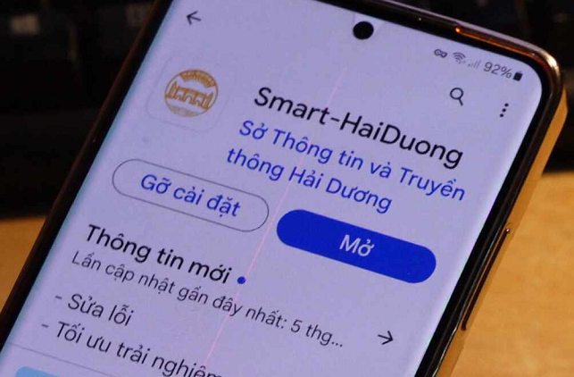 CÀI ĐẶT, KHAI THÁC, SỬ DỤNG ỨNG DỤNG SMART-HAIDUONG