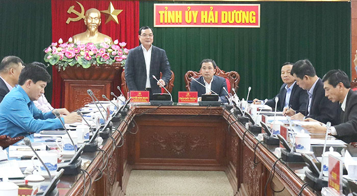 Thường trực Tỉnh ủy làm việc với đoàn công tác Tổng Liên đoàn Lao động Việt Nam