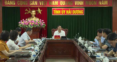 THƯỜNG TRỰC TỈNH ỦY GIAO BAN VỚI LÃNH ĐẠO CÁC CƠ QUAN THAM MƯU, GIÚP VIỆC TỈNH ỦY 