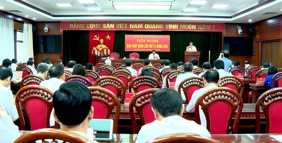 BẾ MẠC HỘI NGHỊ LẦN THỨ 19 BAN CHẤP HÀNH ĐẢNG BỘ TỈNH KHOÁ XVII