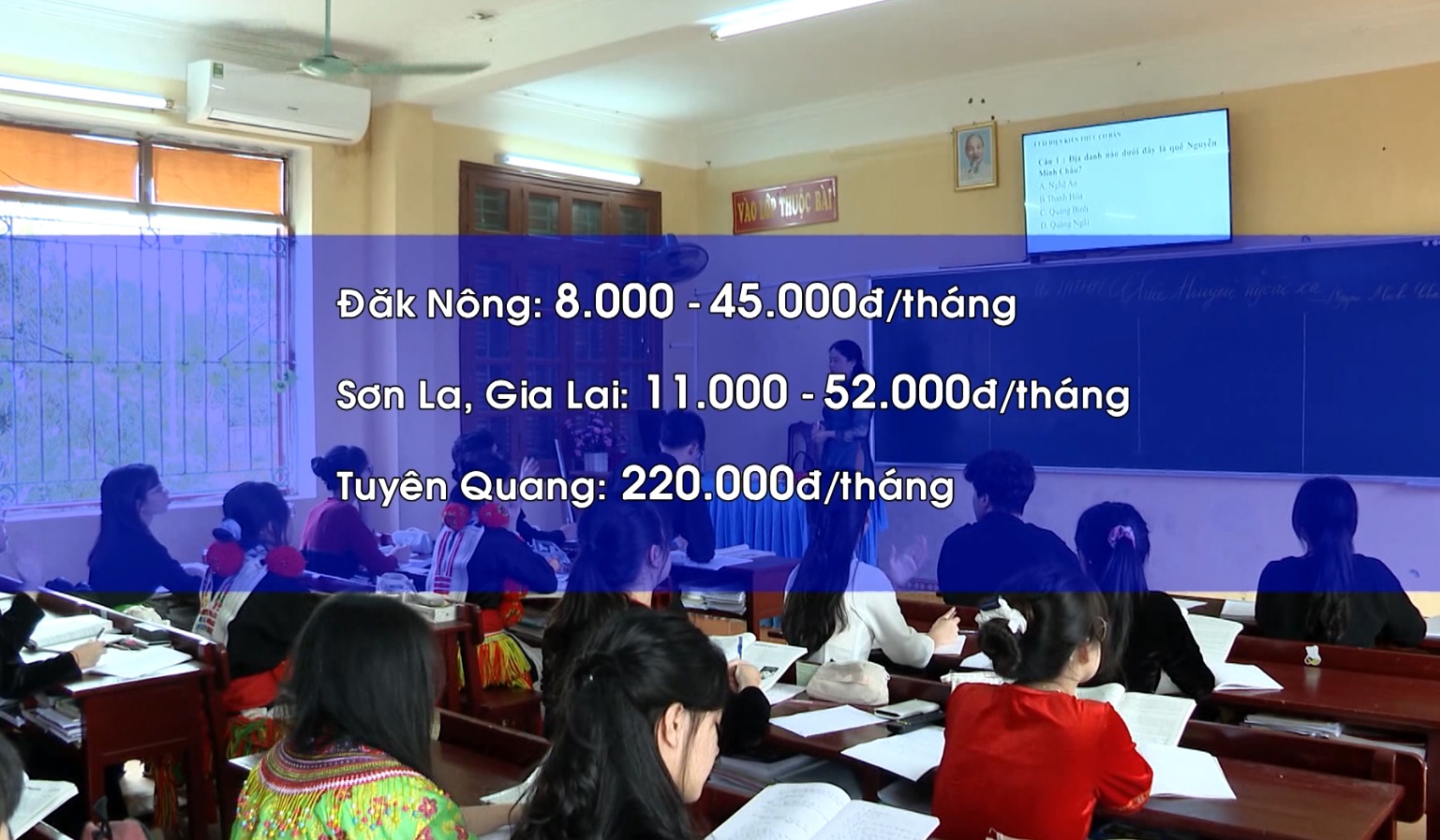 21 TỈNH, THÀNH CÔNG BỐ HỌC PHÍ NĂM HỌC MỚI     