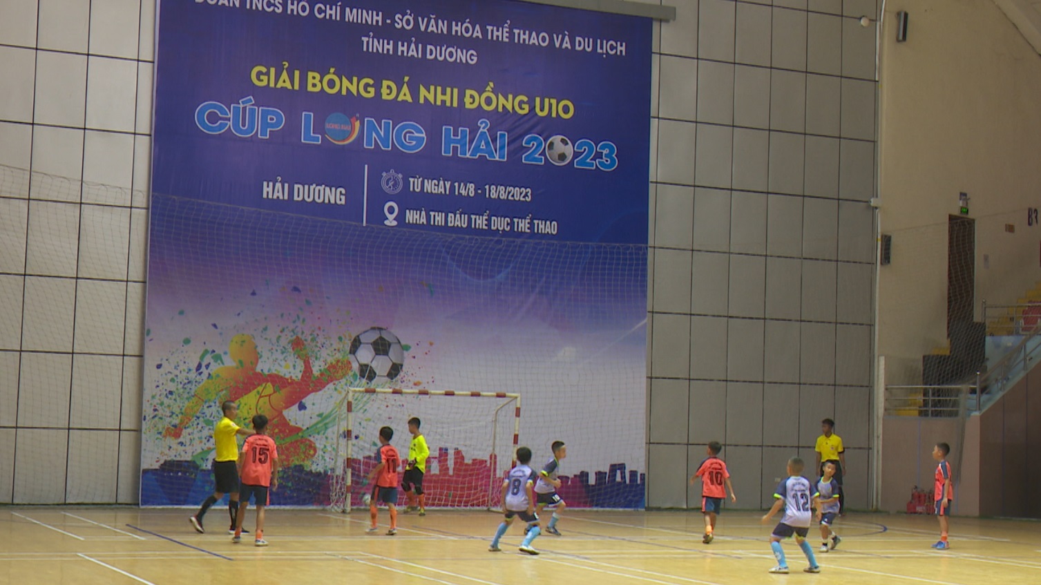 Xác định 4 đội bóng vào vòng Bán kết Giải bóng đá U10 tỉnh Hải Dương năm 2023