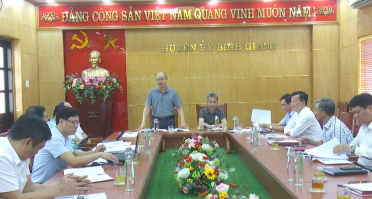 Kiểm tra việc thực hiện quy chế tiếp xúc, đối thoại với nhân dân tại Bình Giang