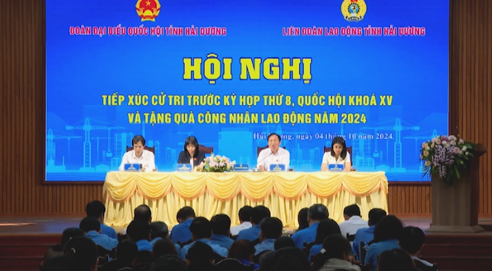 ĐOÀN ĐẠI BIỂU QUỐC HỘI TỈNH TIẾP XÚC, ĐỐI THOẠI VỚI ĐOÀN VIÊN CÔNG ĐOÀN, NGƯỜI LAO ĐỘNG