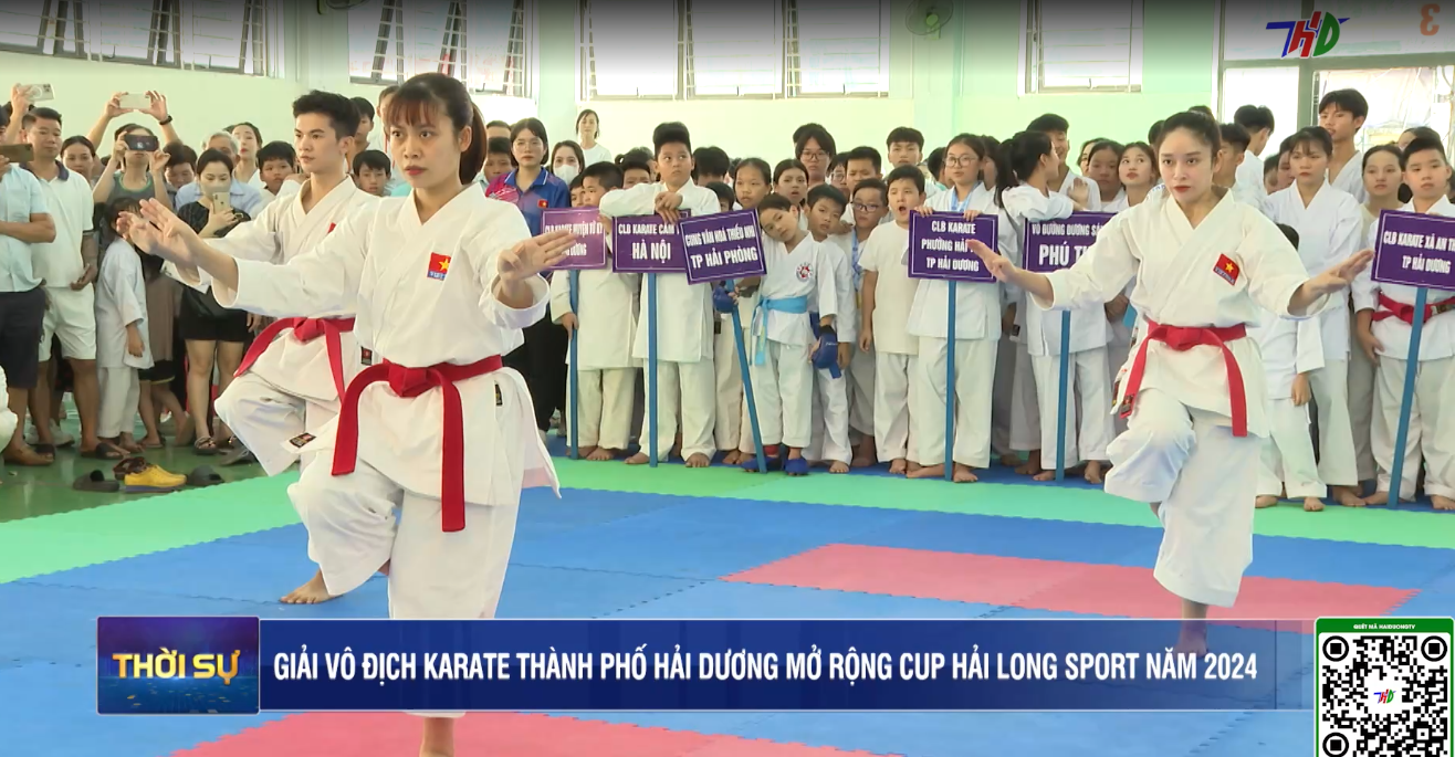 GIẢI VÔ ĐỊCH KARATE THÀNH PHỐ HẢI DƯƠNG MỞ RỘNG CUP HẢI LONG SPORT NĂM 2024